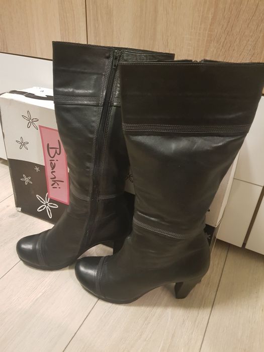 Ботуши Bianki от естествена кожа