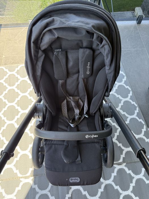 Cybex Balios S Lux 2 în 1 Black | Landou + parte sport | Stare foarte buna