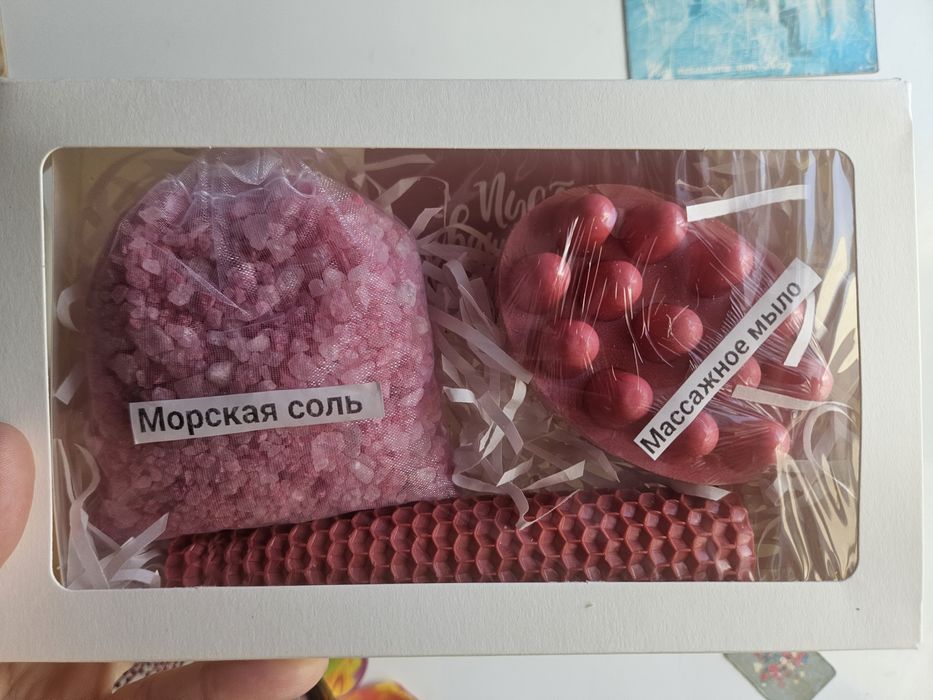 Мыло скраб+ морская соль набор