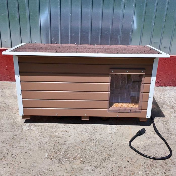 Cusca Caine Dubla Izolata Profile Antiros si Perdea PVC Garantie 2 ani