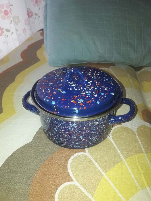 Кастрюля эмалированная 1 литр