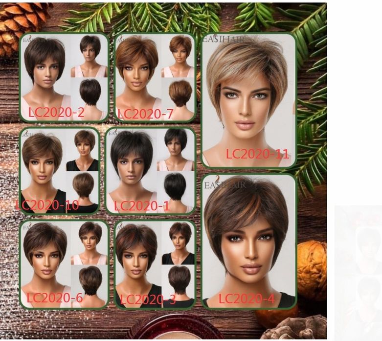 Хвосты, парики, накладные волосы.