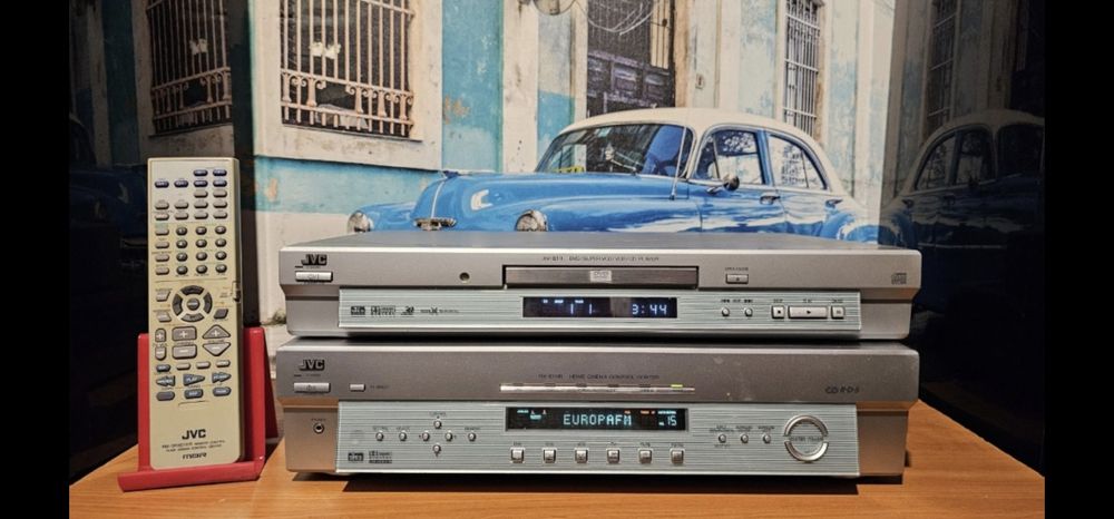 JVC RX E 111 amplificator statie amplituner si JVC XV E 111 cd dvd