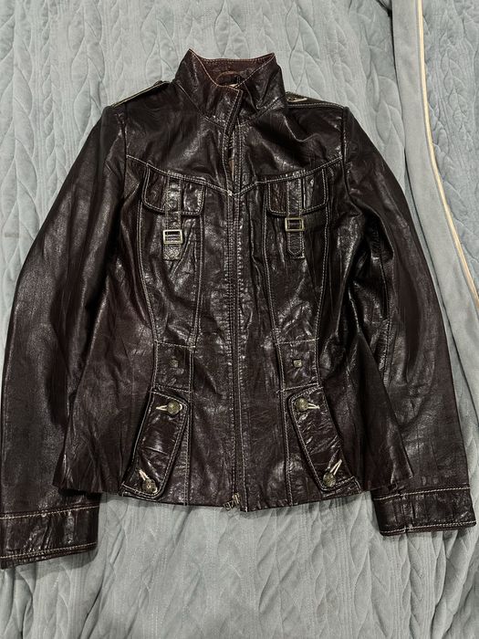 Куртка кожанная винтаж