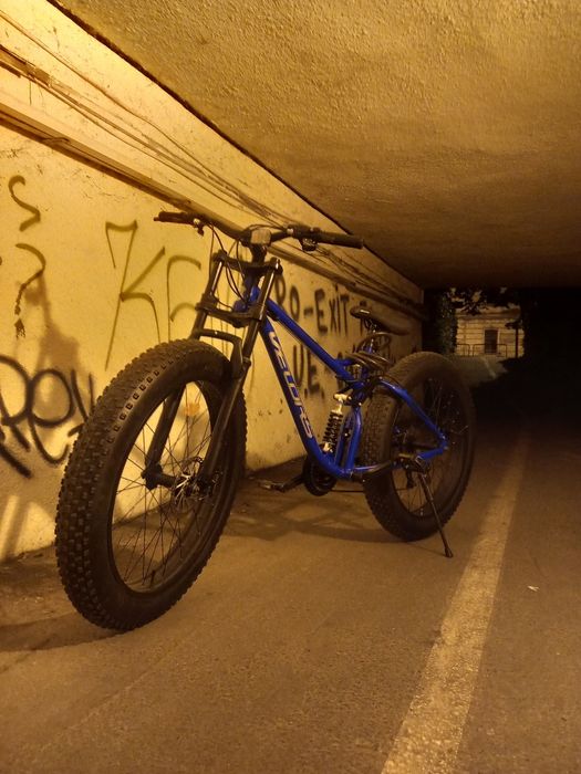 Fat Bike Velors Genius Carpat Monster Full Suspension 26x4.0
