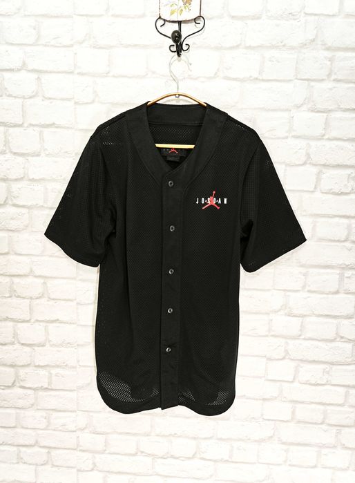Nike Jordan Air Mesh Оригинална мъжка тениска риза с копчета размер М