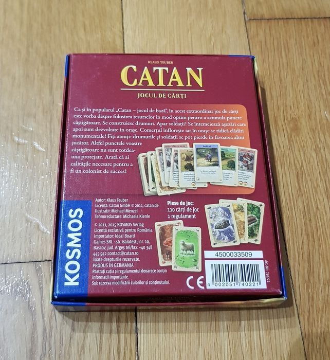 Catan - Jocul de carti, piese SIGILATE