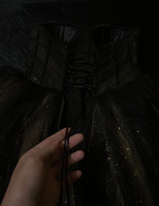 Къса бална рокля ръчно изработена