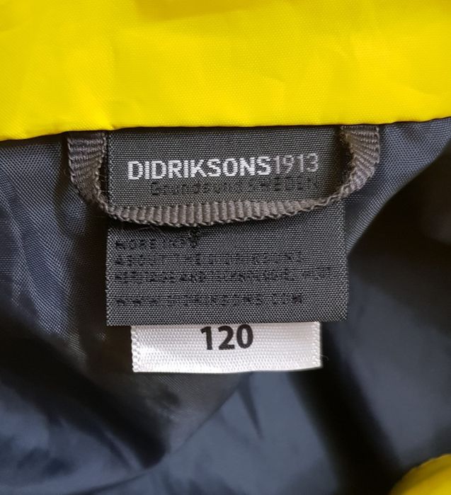 Jacheta Didriksons Storm System, geaca impermeabilă, nr 120 (kids)