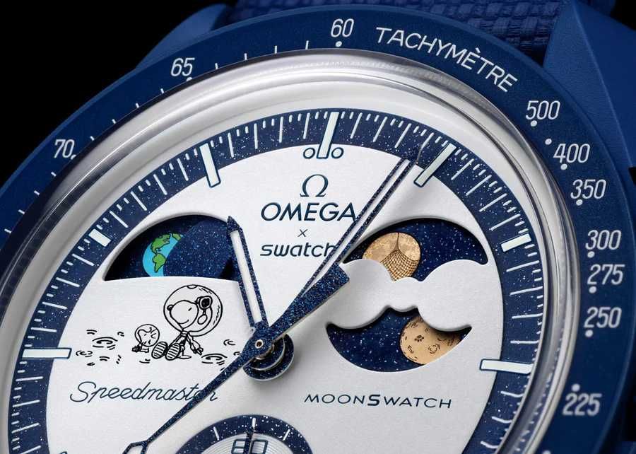 Ceas SWATCH X OMEGA Mission To The Moon THE SUPER BLUE Moonphase-2026 ...
