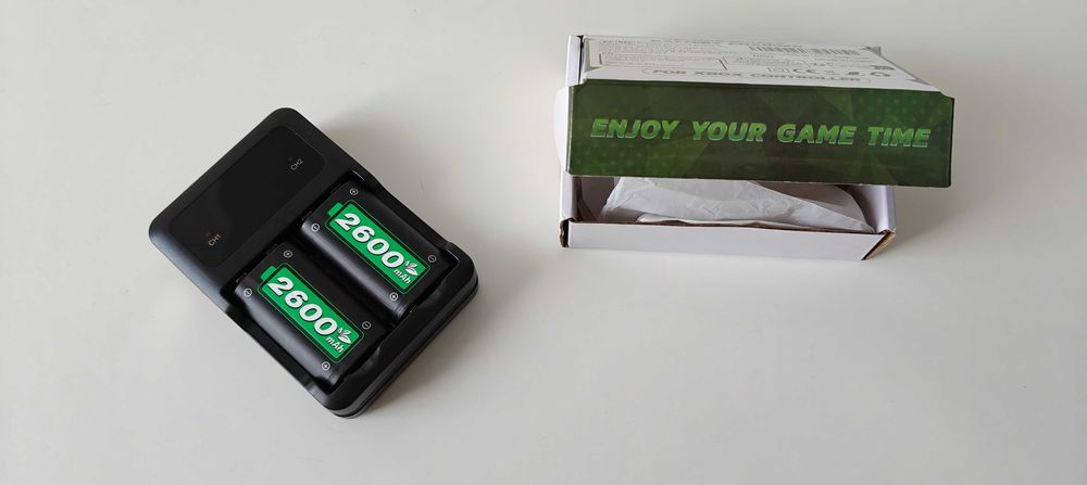 Acumulatori pentru Xbox, Jeswo, 2x2600mAh, Xbox One/ One S/ One X/One Elite/ Series S/ Series X