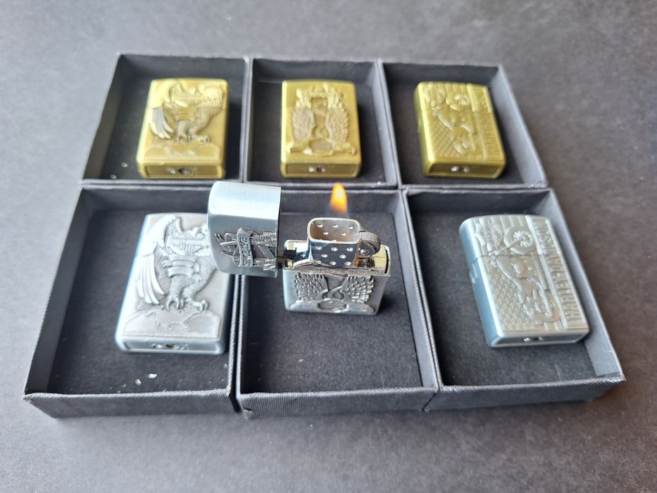 Газови метални запалки Harley Davidson (релефни)