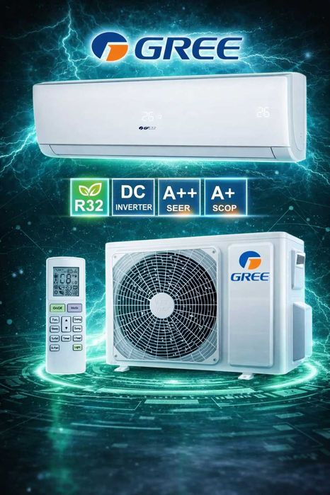 Купить инверторный кондиционер GREE 9/12 TBU LANDA R32 3 года гарантии