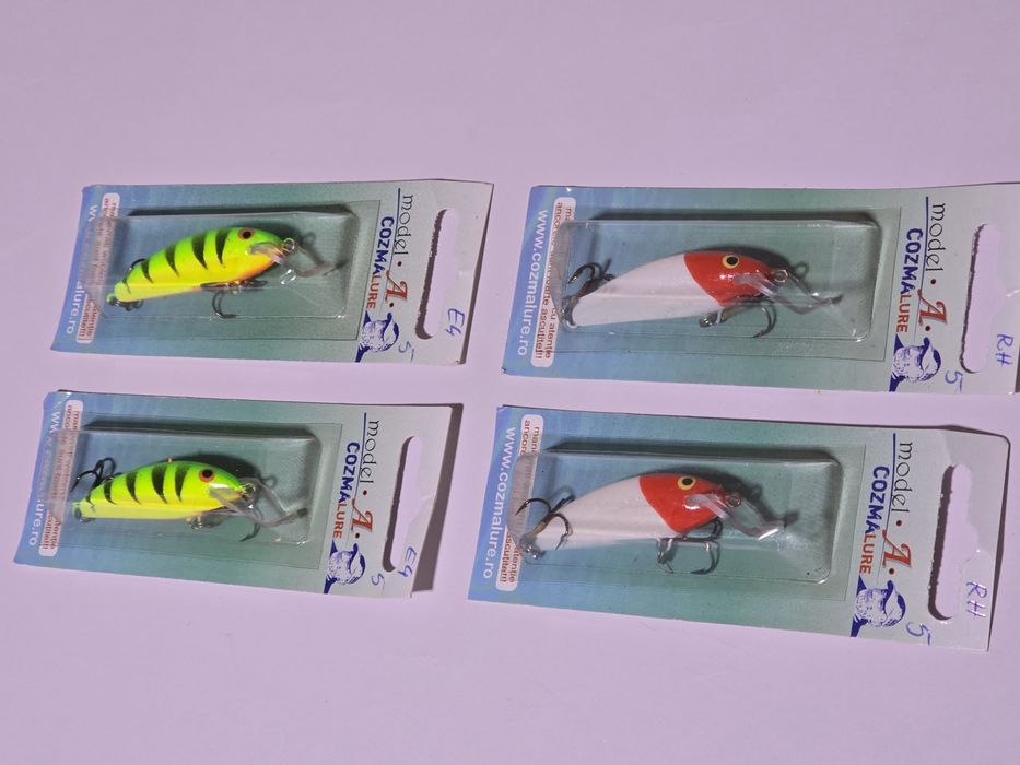 Voblere Cozma 5 cm model A - set 2 voblere