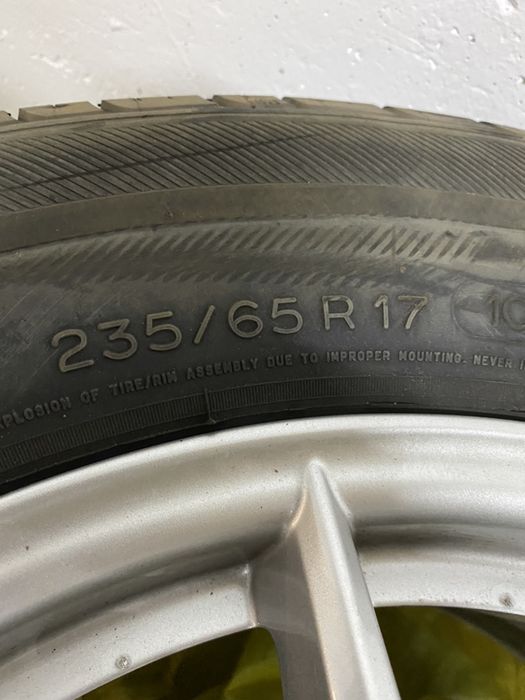 Оригинални джанти с гуми за Mercedes МЛ 166 ML w166 235/65/17