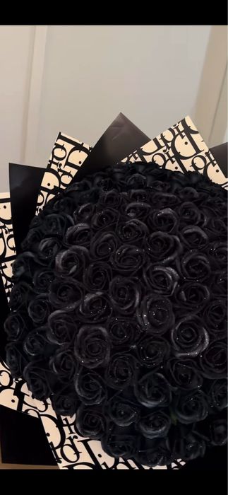 Buchet de trandafiri 101 cu sclipici