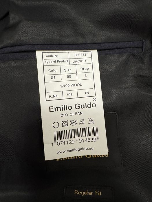 Смокинг Emilio Guido Брюки и Пиджак