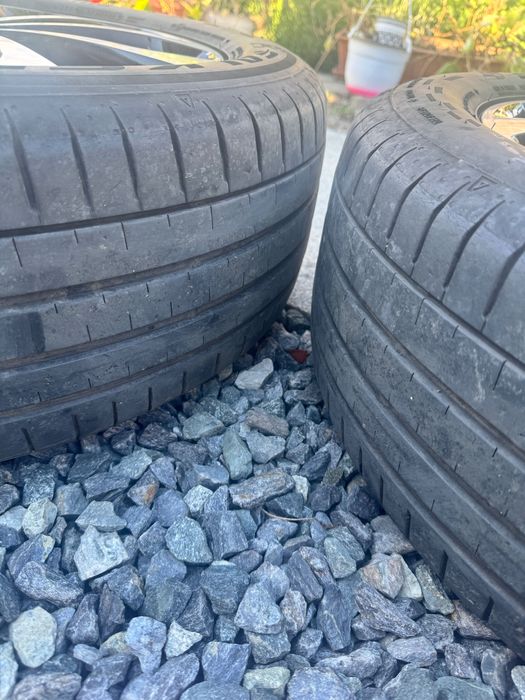Jante originale Nissan Qashqai J10 R18 + anvelope vară Falken 215/55 R18 DOT 2022, 80% profil