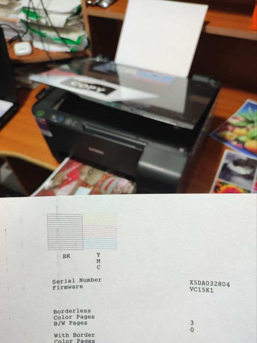Epson L 3100 rangli KOPIYA_SKANNERLI yangi printer Ishga tayyor 100%