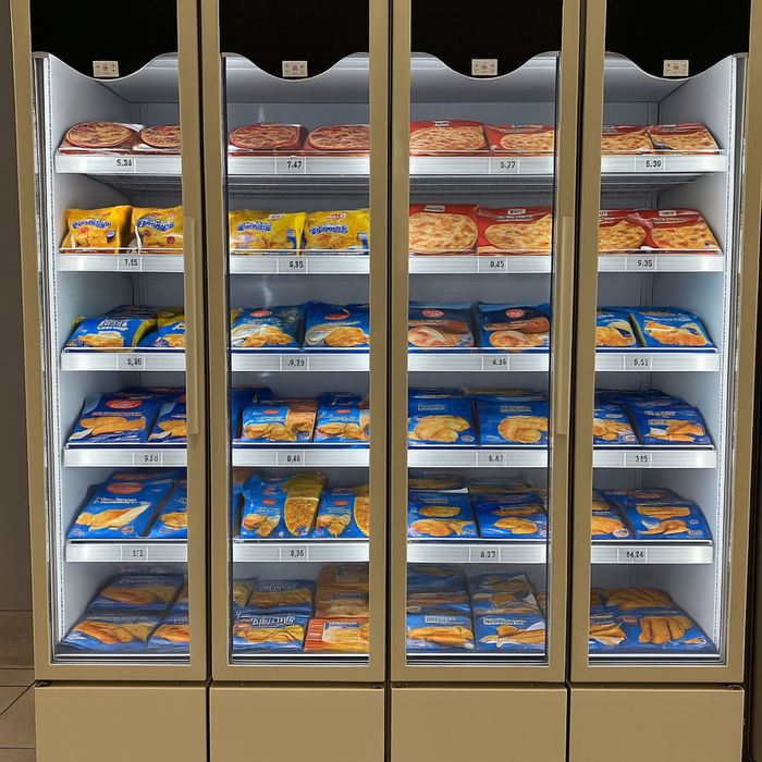 Vitrina frigorifica slim design midern