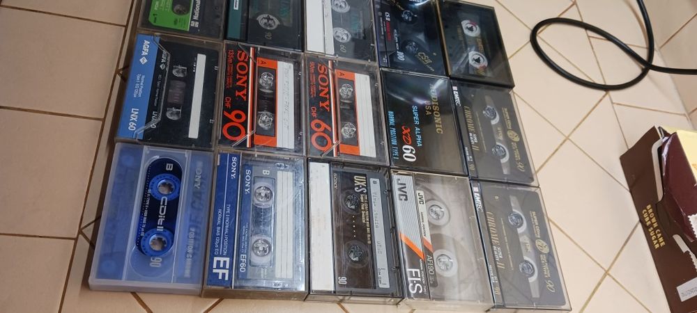 Casete audio TDK  Sony , Jvs, BASF...etc