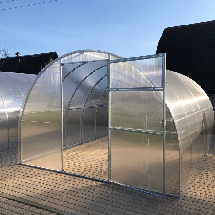Теплицы из полигаля оцинкованный каркас