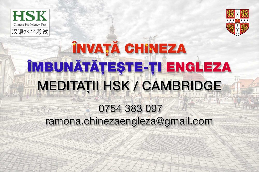 Meditații/traduceri autorizate, legalizate chineză/ engleză  Sibiu