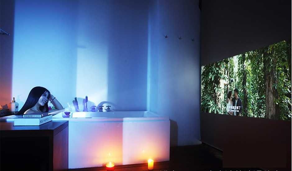 Преноси мини видео проектор Full HD/Домашно кино/Теливизор ЛЕД/Android