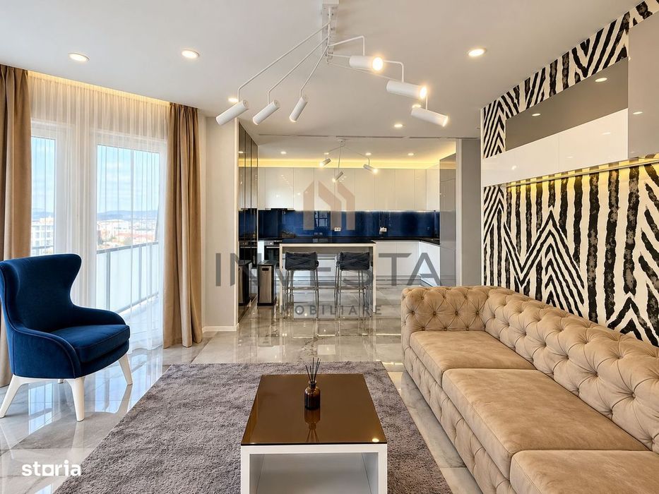 Apartament 2 camere ultrafinisat cu 2 parcari subterane, Buna Ziua