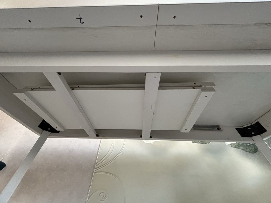 Продаётся большой обеденный стол-трансформер + 8 стульев