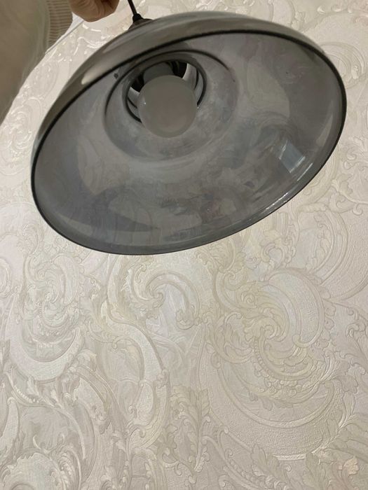 Стильная стекляная люстра