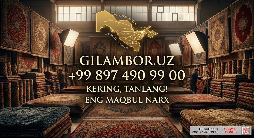 GilamBor.Uz - Yangihayot tumaniga gilam yetkazish xizmati