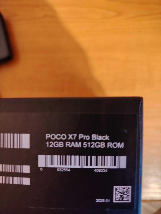 POCO X7 PRO full box