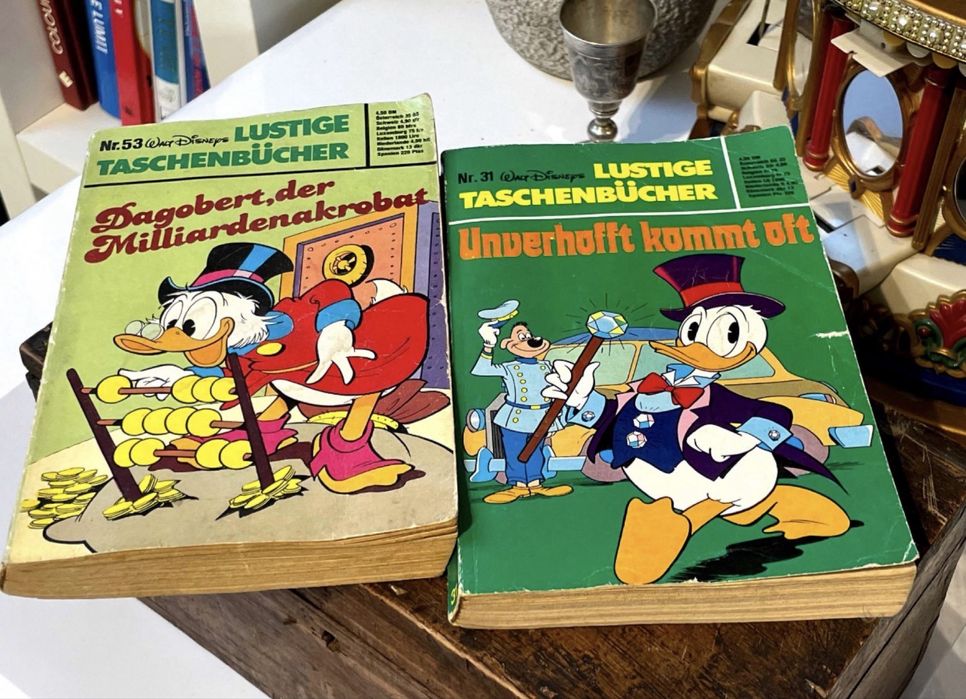 Lustige Tachenbucher reviste benzi desenate Donald 3 bucati