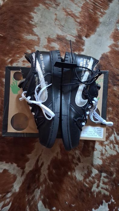 Sneakers negri — Stil Off-White / Street Deluxe