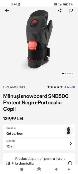 Manusi snowboard copii - DREAMSCAPE