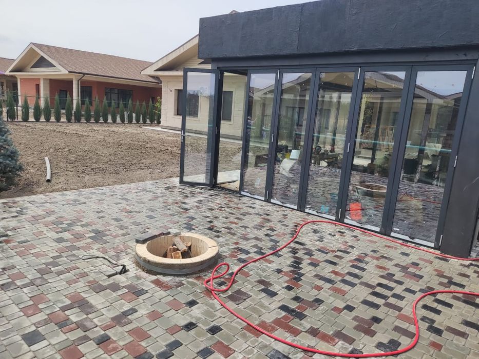 Укладка брусчатки