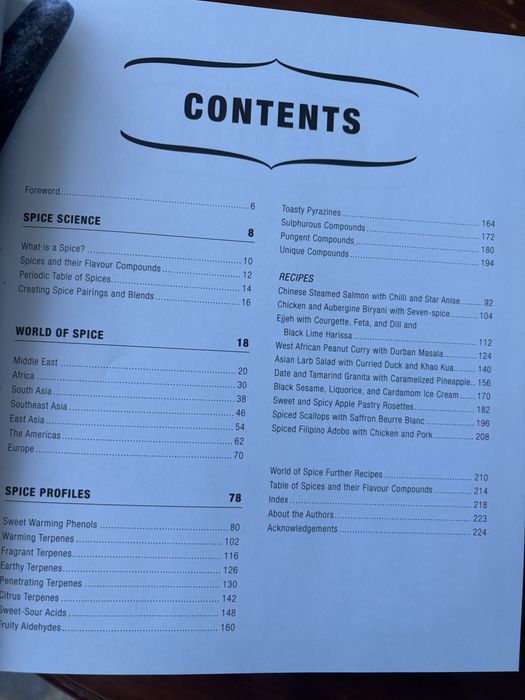 Carte Science of spice