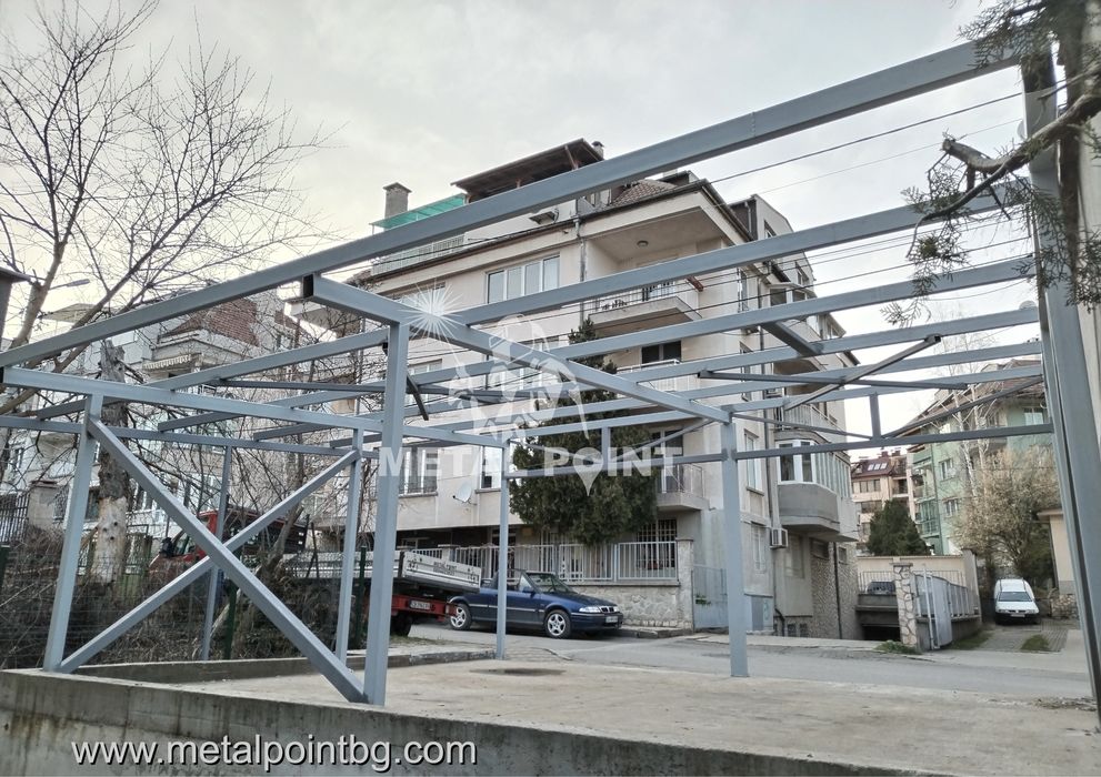 Гаражи и навеси с метална конструкция