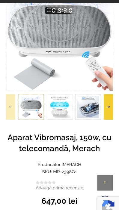 Placa vibromasaj Merach