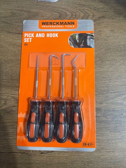 Комплект инструменти Werckmann, Многоцветен, Стомана, 4 части