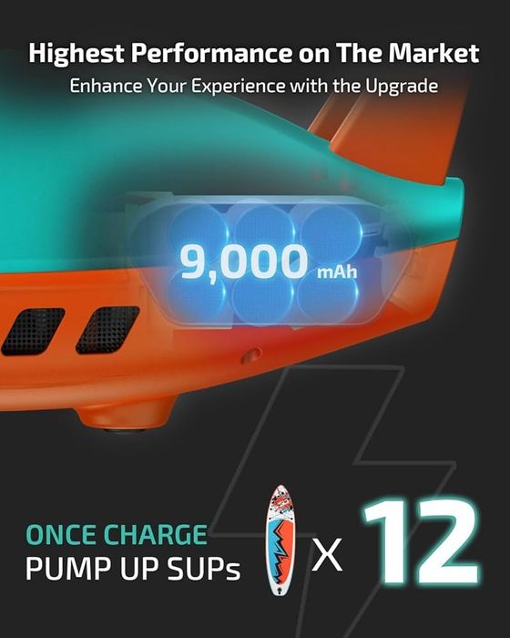 Акумулаторна помпа за SUP Падълборд Seawolf S20Li 9000 mAh