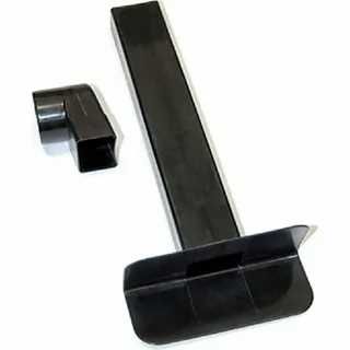 Парапетная воронка с листвоуловителем и отводом VC-PP PVC 100x100x650