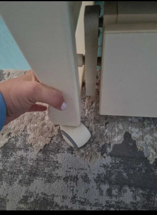 Patut din lemn si saltea noua de cocos