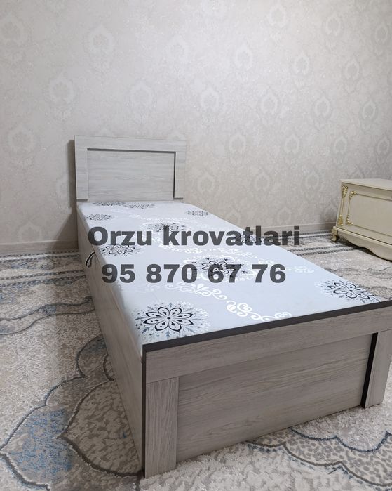 Krovat arzon kravat sandiqli