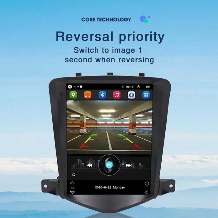 Мултимедия за Chevrolet Cruze J300 навигация вертикална 2DIN 2008-2012