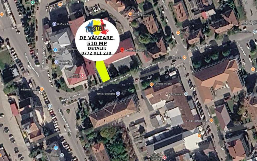 Teren + Construcție CENTRU ȘTEI (str. Cuza Vodă) - Ideal pentru Investiție