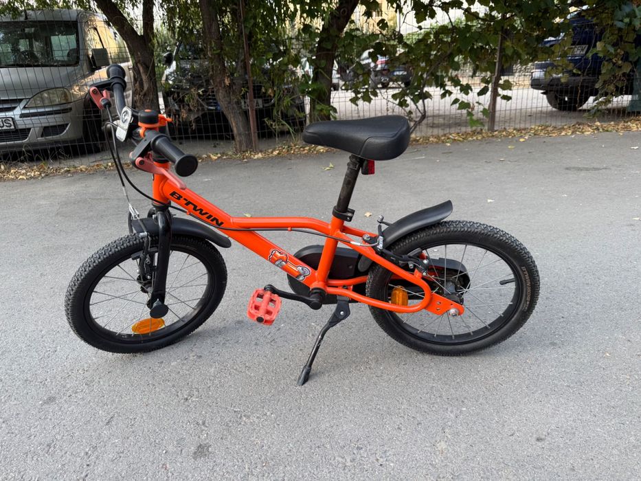 Bicicleta 16 inch 4-6 ani ROBOT 500 B'TWIN