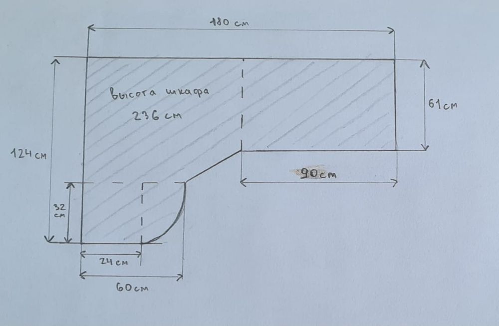 Полноразмерный шкаф