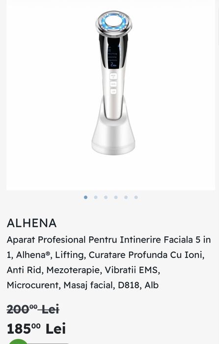 Aparat lifting facial 5 in 1 nou
